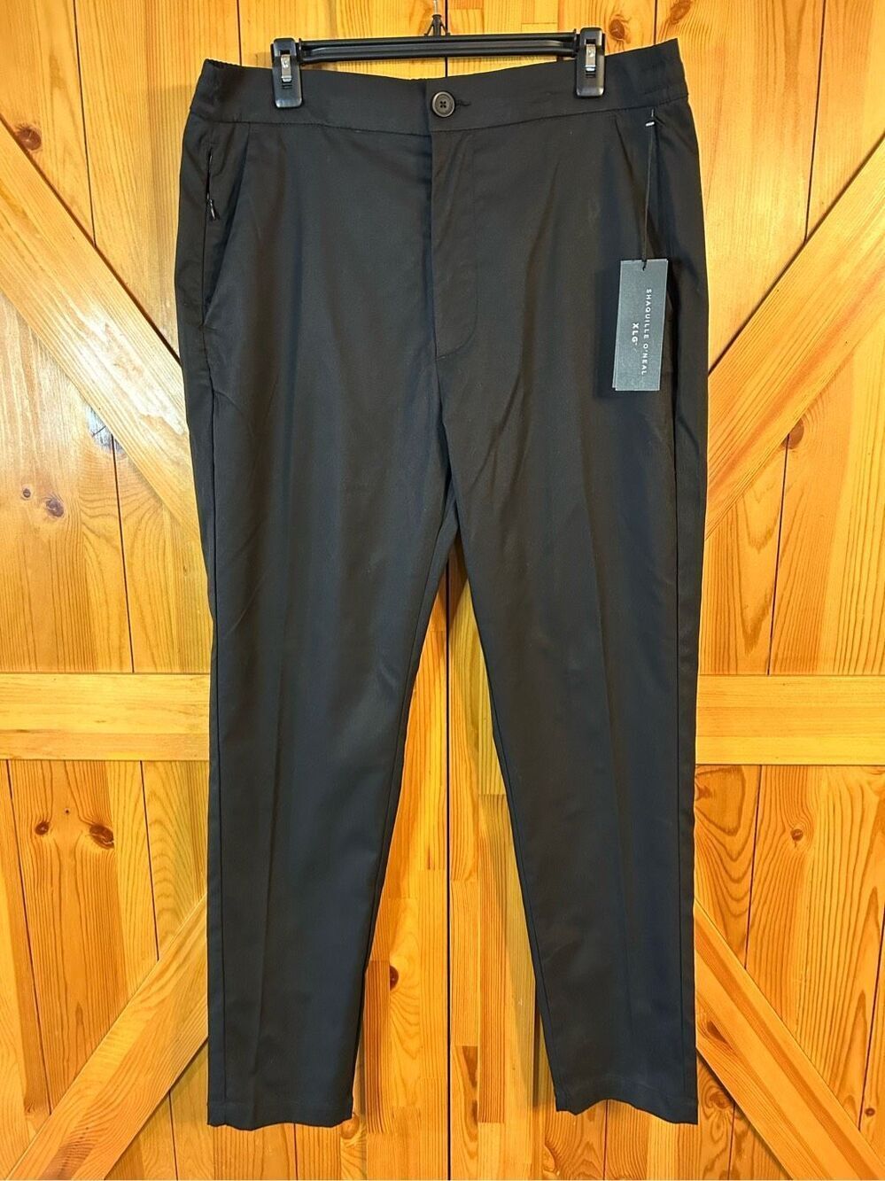 Shaquille O'Neil Mens Dress Pants tapered fit wicking Size XLG LT nwt (0196)